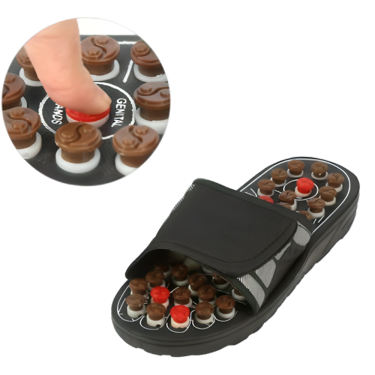 Spring Acupressure and Magnetic Therapy Slippers