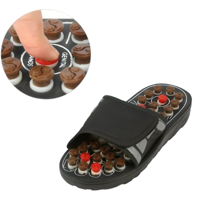 Spring Acupressure and Magnetic Therapy Slippers
