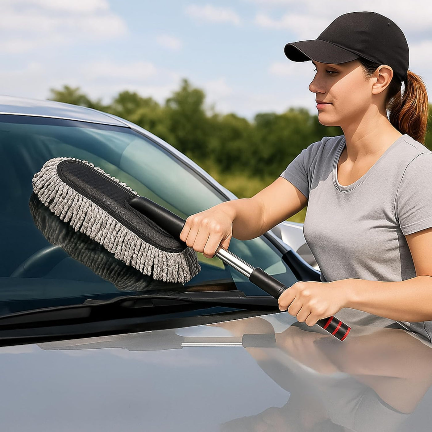 FlexGrips™ Microfiber Car Duster