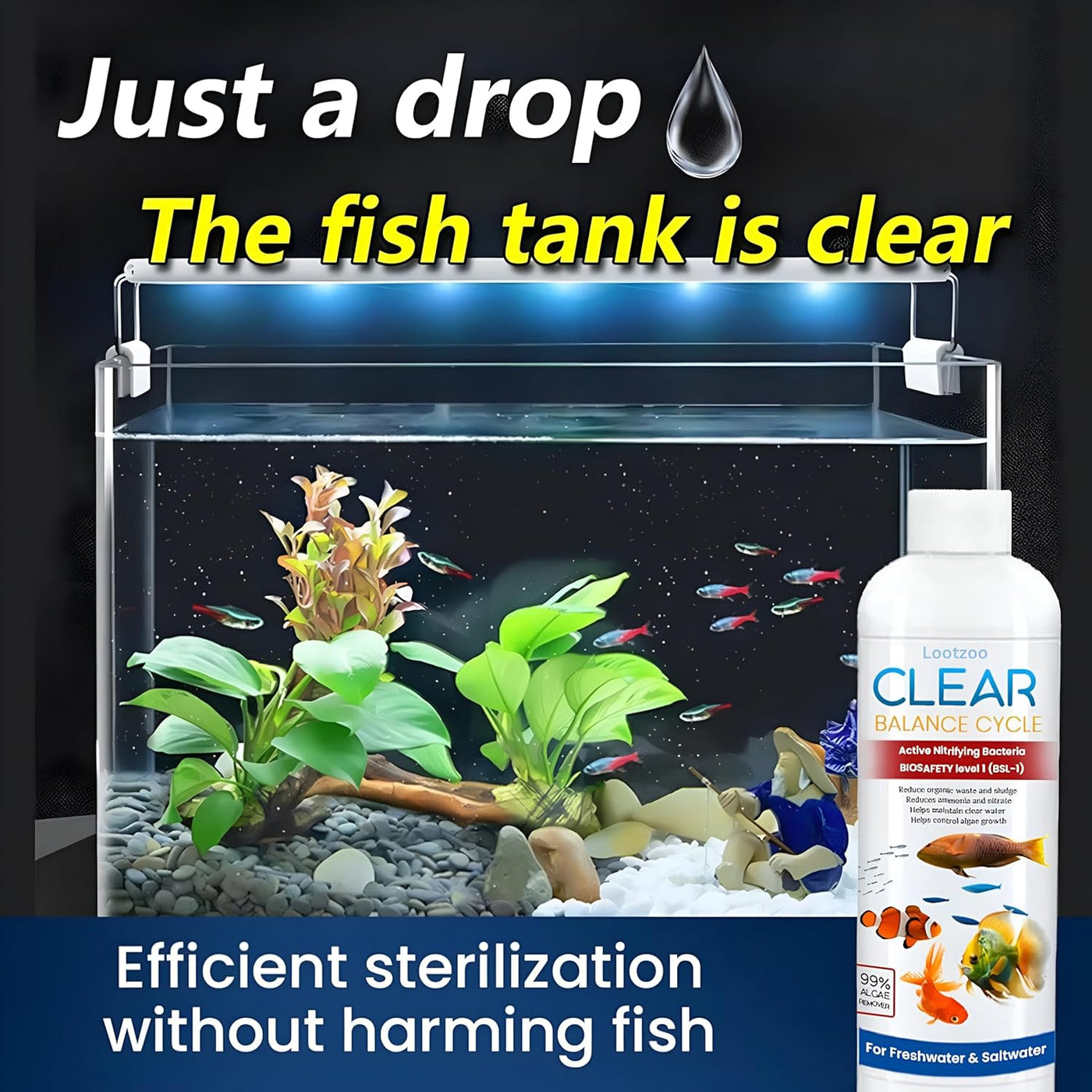 Fish Tank Water Purifier & Algae Remover ( BUY 1 GET 3 )