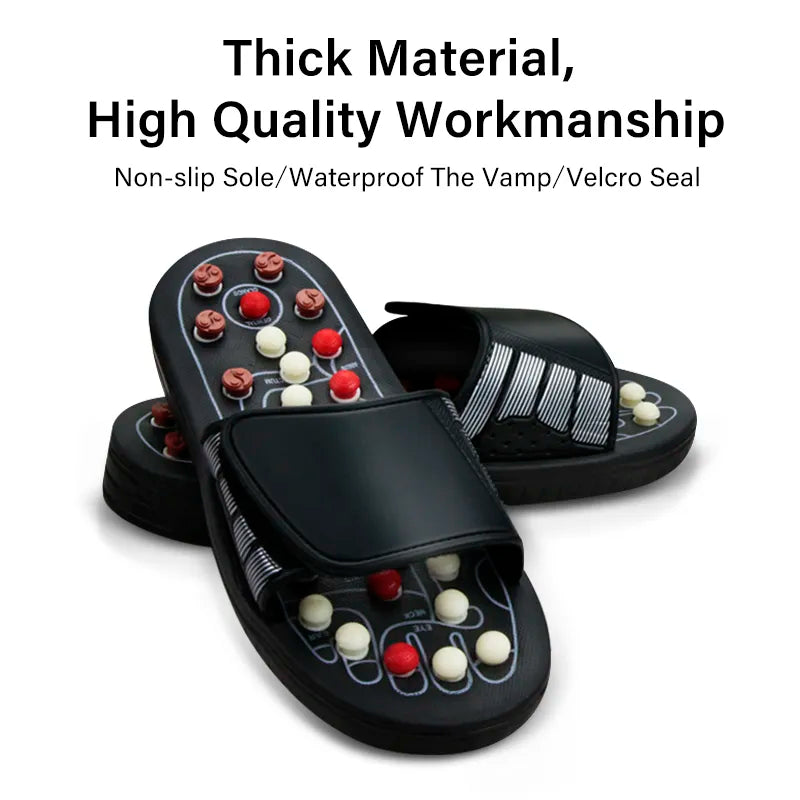 Spring Acupressure and Magnetic Therapy Slippers