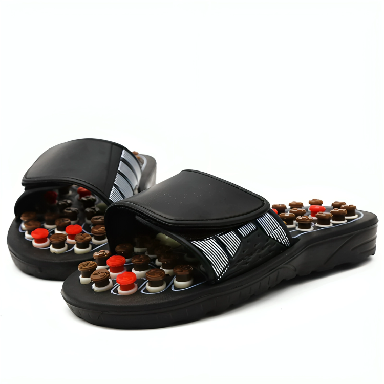 Spring Acupressure and Magnetic Therapy Slippers